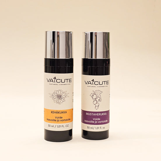 Yhteispakkaus: Kehäkukka (30 ml) ja Mustaherukka (30 ml)