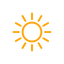 icon sun color #f79506